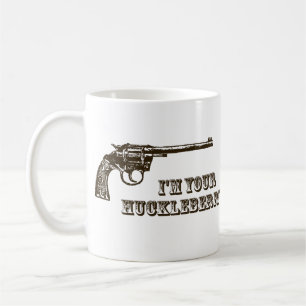 Ich bin Ihr HeidelbeerWestern-Gewehr Kaffeetasse