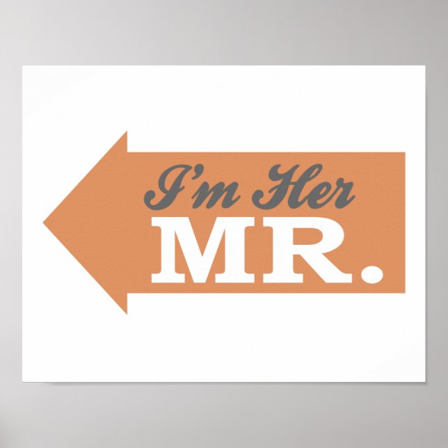 Ich bin ihr Mr. (Orange Arrow) Poster (Vorne)