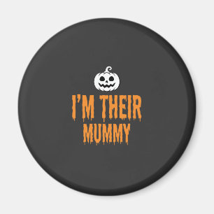 Ich bin ihr Mummy Halloween-Mummy-Design Magnet