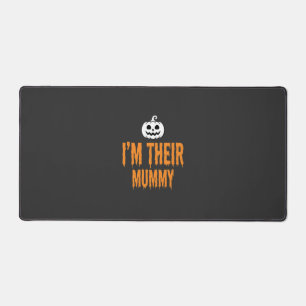 Ich bin ihr Mummy Halloween-Mummy-Design Schreibtischunterlage