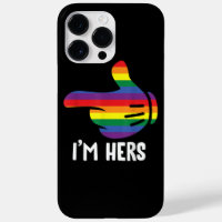 Ich bin ihr Rainbow Lesbian Couple Funny LGBT Prid