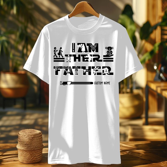 Ich bin ihr Vater Leuchtschild Brauch T-Shirt (Von Creator hochgeladen)