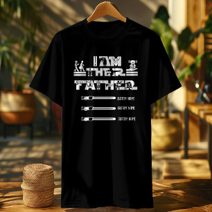 Ich bin ihr Vater Shirt lichttsaber Schild Vater G