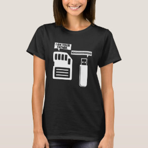 Ich bin Ihr Vater USB Floppy Disk Spaß IT-Programm T-Shirt