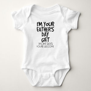 Ich bin Ihre der Vatertags-Geschenk-Mama sage, Baby Strampler