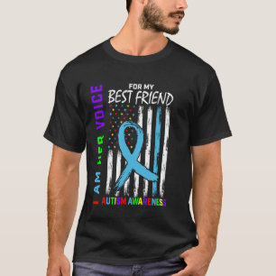 Ich bin ihre Stimme beste Freundin Autismus-Bewuss T-Shirt