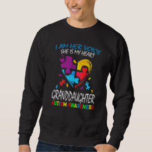 Ich bin ihre Stimme Großtochter Autismus Bewusstse Sweatshirt