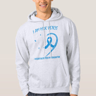 Ich bin ihre Stimme, sie ist mein Herz Autismus Be Hoodie