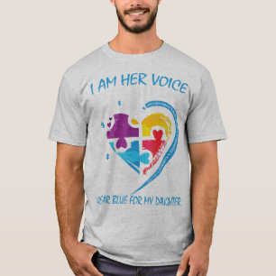 Ich bin ihre Stimme, sie ist mein Herz, das ich bl T-Shirt