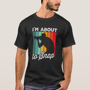 Ich bin im Begriff, Fotografie Funny Fotograf C T-Shirt