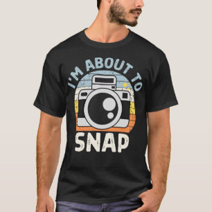 Ich bin im Begriff, Fotografie Funny Fotograf C T-Shirt