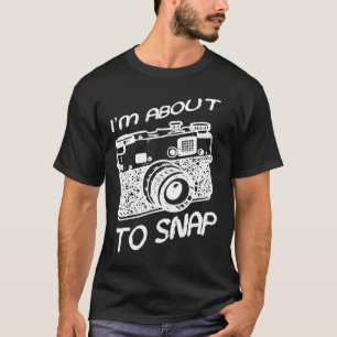 Ich bin im Begriff, Vintagen Fotografen T S T-Shirt