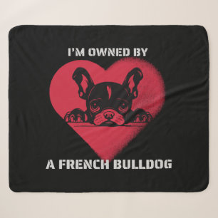 Ich bin im Besitz einer Französischen Bulldogge Sherpadecke