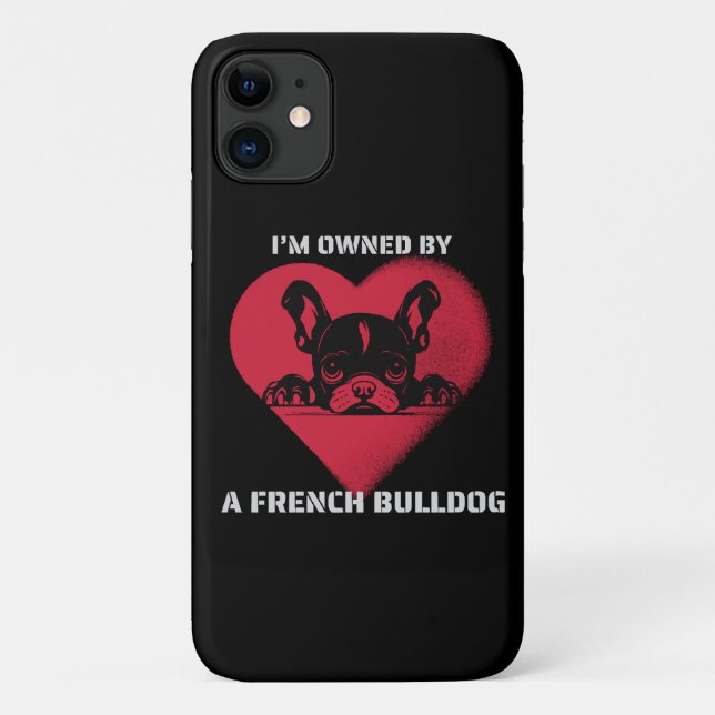 Ich bin im Besitz eines französischen Bulldoggen Case-Mate iPhone Hülle (Rückseite)