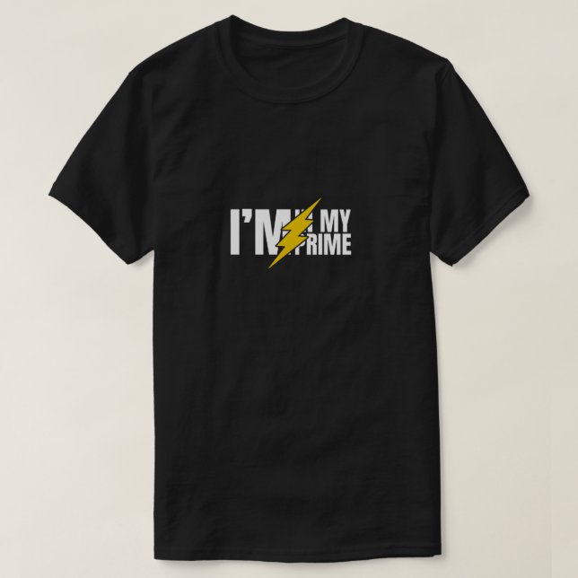 Ich bin im besten Alter T-Shirt (Design vorne)
