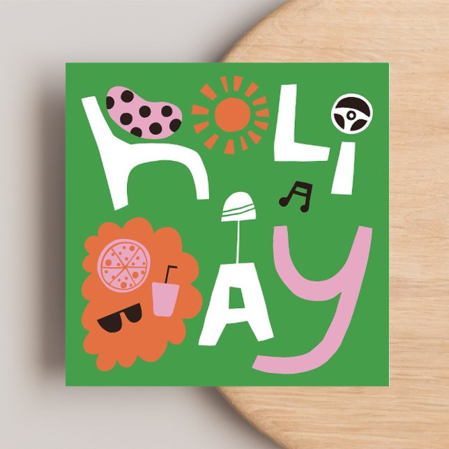 ICH BIN IM FERIENAUFENTHALT DANKESKARTE (Von Creator hochgeladen)