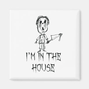 Ich bin im Halloween-Kostümdesign Magnet