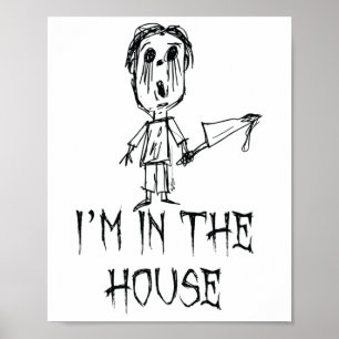 Ich bin im Halloween-Kostümdesign Poster