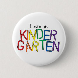 Ich bin im Kindergarten Button