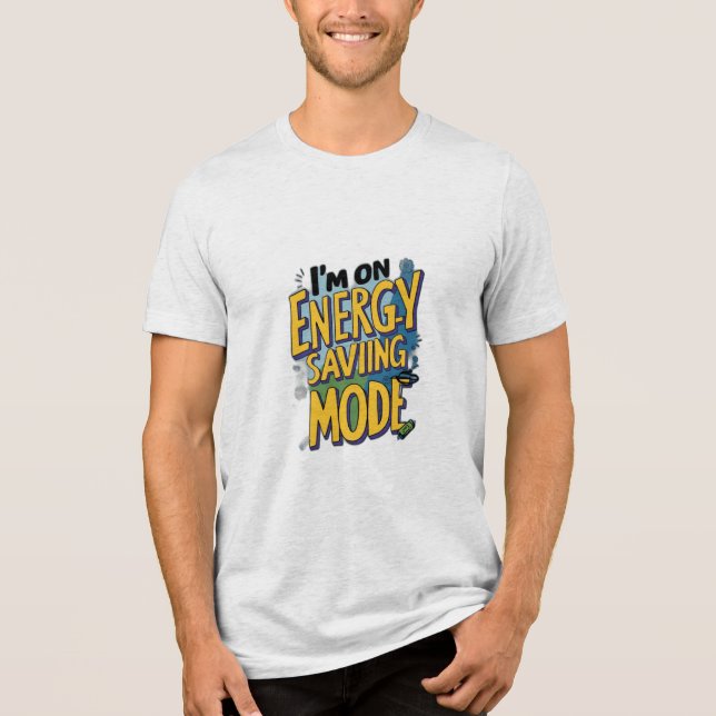 Ich bin im Rett-Modus Tri-Blend Shirt (Vorderseite)