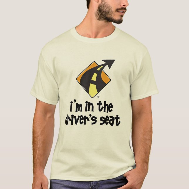 ich bin im Sitz des Fahrers T-Shirt (Vorderseite)