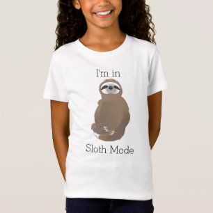 Ich bin im "Sloth Mode Brown Sleeping Sloth" T-Shirt