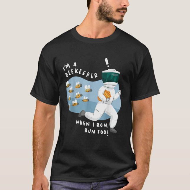 Ich bin Imker Funny Beekeeping Gift T Shirt (Vorderseite)