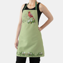 Ich bin immer bei dir Kardinal Bird Schürze