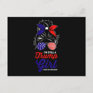 Ich bin immer noch ein Trump-Mädchen, das ich 2024 Postkarte