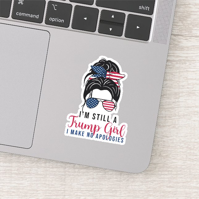 Ich bin immer noch ein Trump-Mädchen, das ich mich Aufkleber (Detail)