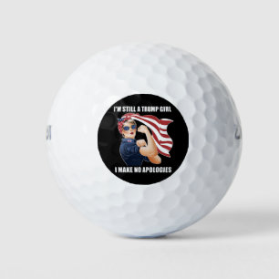Ich bin immer noch ein Trump-Mädchen, das ich mich Golfball