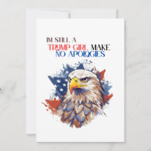 Ich bin immer noch ein Trump-Mädchen, das keine En