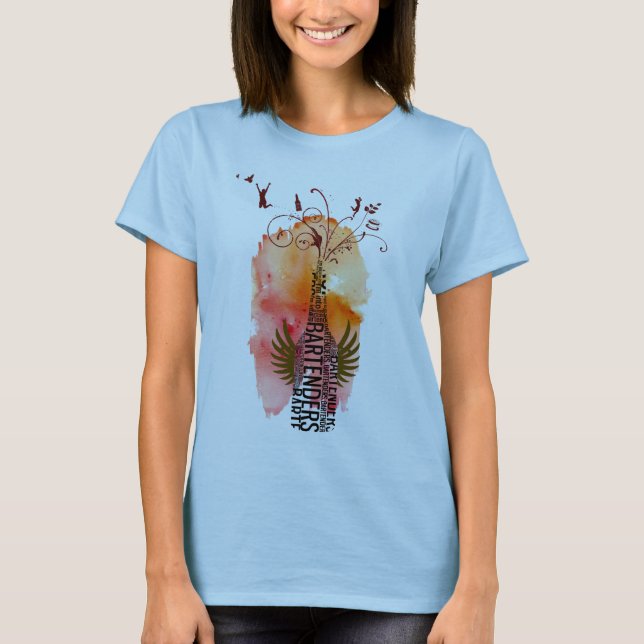 Ich bin in Barkeeper T-Shirt (Vorderseite)