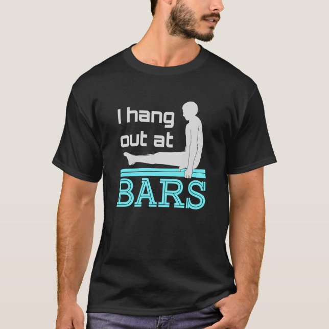 Ich bin in Bars Gymnastik Gymnastik Gymnastik unte T-Shirt (Vorderseite)
