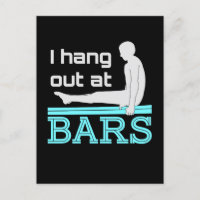 Ich bin in Bars Mens Gymnastics Junge Gymnastik