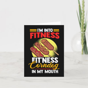 Ich bin in der Fitness Fitness Corndog in meinem M Karte