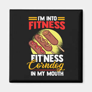Ich bin in der Fitness Fitness Corndog in meinem M Magnet