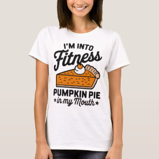 "Ich bin in der Fitness - Kürbiskuchen im Fitnesss T-Shirt