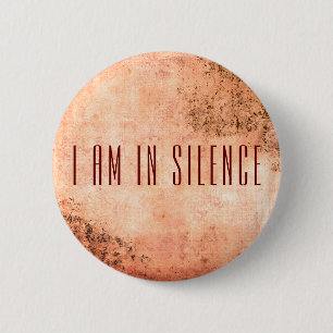 Ich bin in der Silence Meditation Button für Retr