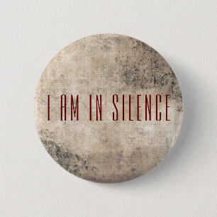 Ich bin in der Silence Meditation Button für Retr