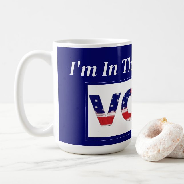 Ich bin in der Stimmung zu wählen Kaffeetasse (Mit Donut)