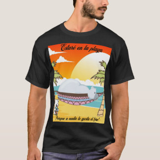 Ich bin in der Strandausgabe T-Shirt