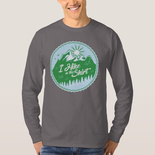 Ich bin in diesem Shirt gewandert (Vorderseite)