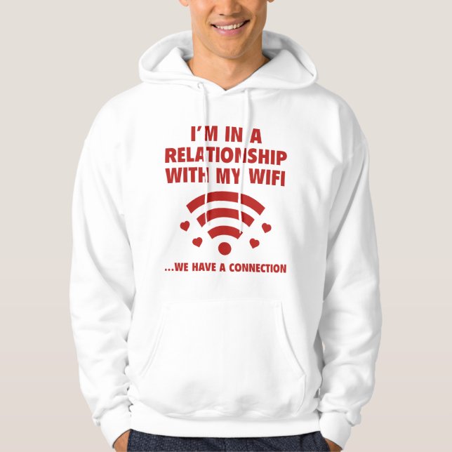 Ich bin in einer Beziehung Hoodie (Vorderseite)