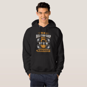 Ich bin in einer Beziehung mit meinem Fitnessstudi Hoodie