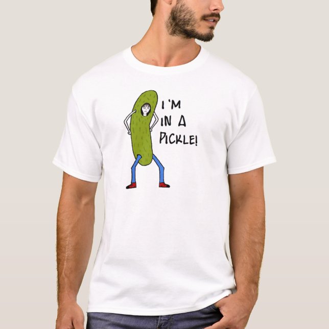 Ich bin in einer Essiggurke T-Shirt (Vorderseite)