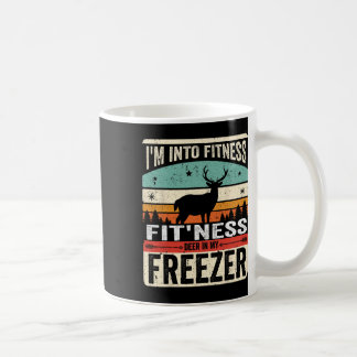 Ich bin in Fitness Deer Freezer Vater Hunter Dee Kaffeetasse