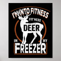 Ich bin in Fitness Deer Freezer Vater Hunter Dee