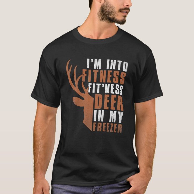 Ich bin in Fitness, die an Ness Hirsche in meinem  T-Shirt (Vorderseite)