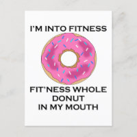 Ich bin in Fitness Donut
